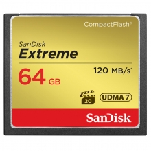 闪迪（SanDisk）64GB 读速120MB/s 至尊极速CF存储卡