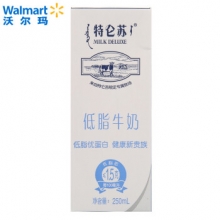 蒙牛 特仑苏低脂牛奶  牛奶 250ml×12/箱