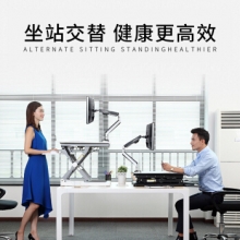 乐歌 M9S 站立办公升降台式家用电脑桌子  笔记本显示器支架