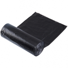 得力(deli) 9588 中号平底垃圾袋 45×50cm黑色 30只/卷