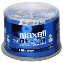 麦克赛尔（maxell）DVD+R光盘 刻录光盘 光碟 16速4.7G 台产
