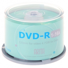 铼德(ARITA) e时代系列 DVD-R 16速4.7G 空白光盘/光碟/刻录盘 50片/桶
