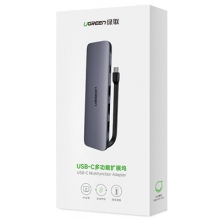 绿联 CM287 Type-C拓展坞 收线款 70649