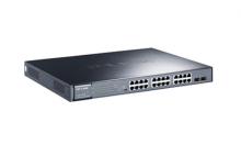 TP-LINK 24口全千兆VLAN端口汇聚镜像监控Web网管PoE交换机 TL-SG2226PE