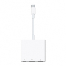 苹果原装雷雳3USB-C转AV闪电数字影音多端口HDMI鼠标硬盘u盘转换器笔记本电脑投影仪 USB-C数字影音多端口转换器