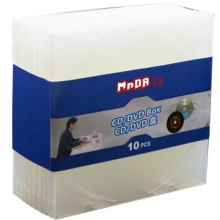 铭大金碟（MNDA）CD盒 光盘盒 柔韧设计 不易碎 10片/包