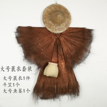 国产农家乐饭店怀旧装饰特色手工艺品蓑衣