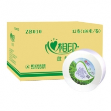 心相印 ZB010 3层188米12卷卫生纸手纸厕纸纸巾卷筒纸酒店企业宾馆商务公用（12卷）