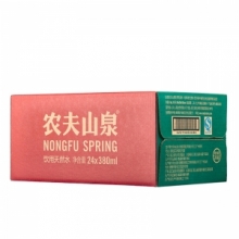 农夫山泉 饮用天然水380ml*24瓶/箱