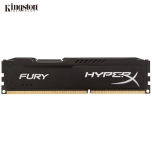金士顿(Kingston) DDR3 1600 8GB 台式机内存条 骇客神条 Fury雷电系列 黑色