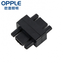 欧普照明（OPPLE） LED吸顶射灯 服装店背景墙展厅大功率导轨射灯 轨道接头 直线型 LGLJQ-I/WH