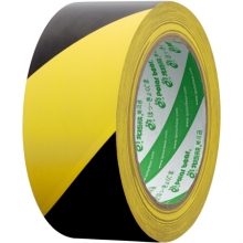 国产 斑马警示胶带 48mm*25Y (黄黑色) 6卷/筒