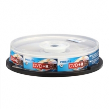 飞利浦 PHILIPS 光盘  10片/筒 DVD+R 16X 4.7G