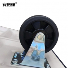 安赛瑞 24773 150kg 钢塑平板车 折叠微静音拉货推货车拖车 73x47cm搬运车小拖车 载重