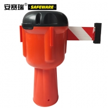 安赛瑞 11718 路锥伸缩隔离带头（带长9米）路锥连接带 路锥警示隔离带头
