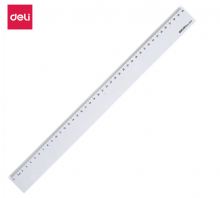 得力(deli)6240  40cm办公学习通用尺子 塑料直尺