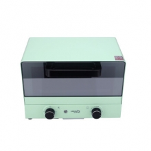 乐扣LOCK&LOCK  EJO427GRN  家用多功能迷你电烤箱智能小型烘焙烤箱 绿色