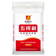五得利 金富强小麦粉 5kg 烘焙饺子粉 馒头烙饼面粉多用途家庭粉
