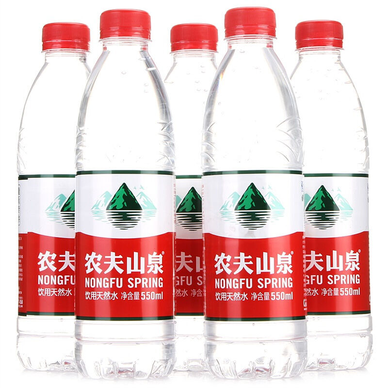 农夫山泉 饮用水 饮用天然水塑膜量贩装550ml*12瓶