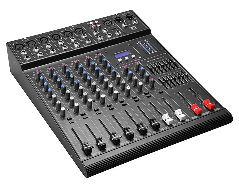itc ts-6p ct专业调音台 舞台演出录音婚庆会议usb蓝牙混响均衡设备