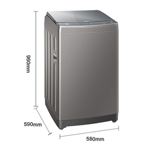 海尔(haier)xqs100-bz866 天沐系列顶开式 直驱变频波轮洗衣机全自动
